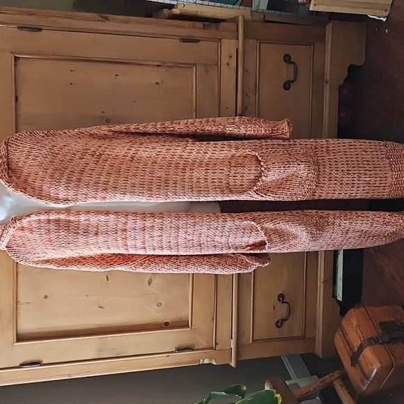 Free People Crofter Cardigan Orange Size L - Picture 4 of 12